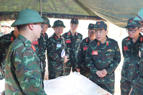 Học viện Kỹ thuật Quân sự: Tổ chức thành công diễn tập chiến thuật vòng tổng hợp cho học viên