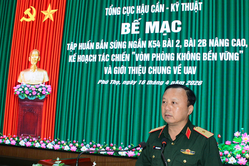 Tổng cục Hậu cần - Kỹ thuật bế mạc tập huấn kế hoạch tác chiến 'vòm phòng không bền vững'