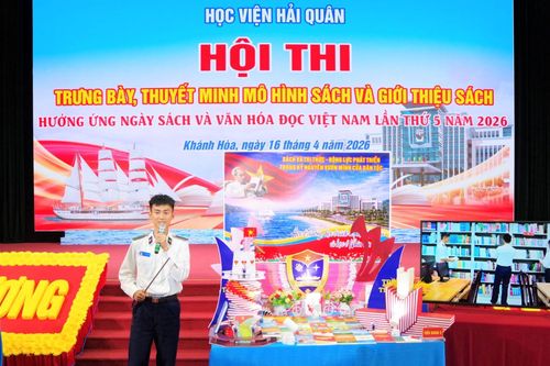 Học viện Hải quân khai mạc Ngày Sách và Văn hóa đọc Việt Nam