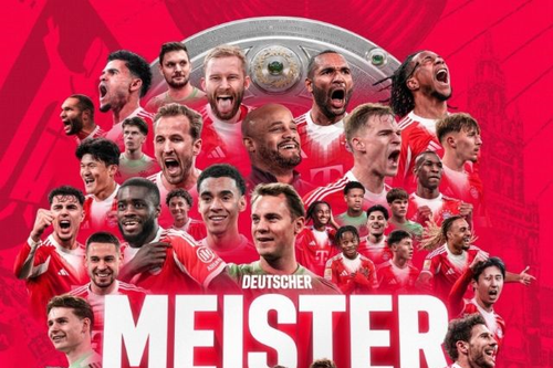 Tin thể thao (20-4): Bayern Munich chính thức đăng quang Bundesliga 2025-2026