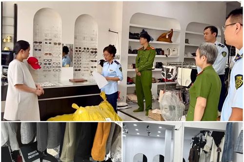 Phát hiện một cơ sở kinh doanh hàng trăm sản phẩm quần áo không rõ nguồn gốc