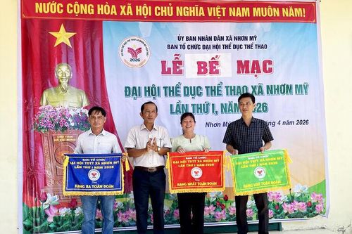 Nhơn Mỹ bế mạc, trao giải Đại hội thể dục thể thao lần thứ I năm 2026