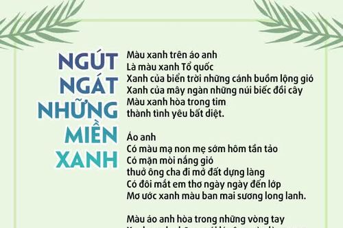 Ngút ngát những miền xanh