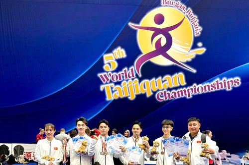 Việt Nam xếp thứ ba Bảng tổng sắp Giải Thái cực Quyền thế giới 2026