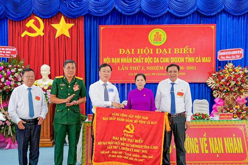Bà Võ Thị Hồng Thoại tái đắc cử chức vụ Chủ tịch Hội Nạn nhân chất độc da cam/dioxin tỉnh Cà Mau