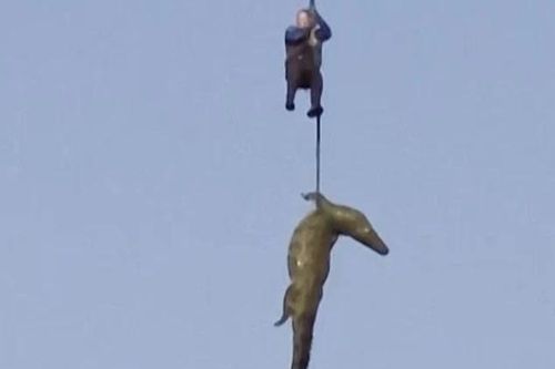 Lý do cảnh sát phải tiếp cận dòng sông đầy cá sấu khổng lồ