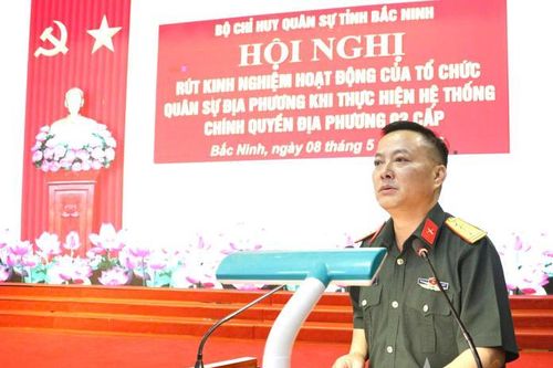 Bộ CHQS tỉnh Bắc Ninh: Cơ quan quân sự các cấp đi vào ổn định, hiệu quả