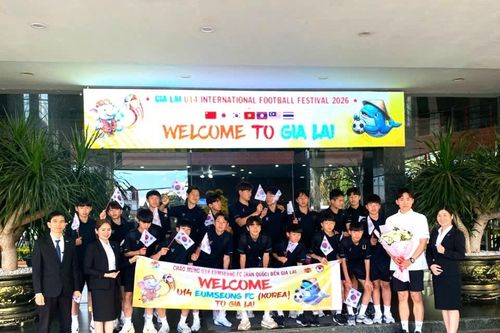 Sẵn sàng chờ ngày khai màn Festival Bóng đá Quốc tế U14 Gia Lai 2026