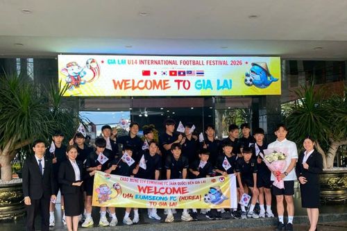 12 đội bóng U14 trong nước và quốc tế tranh tài tại Gia Lai