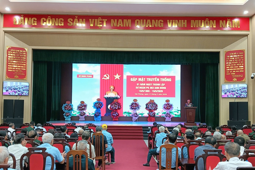Ban Liên lạc Bạn chiến đấu Sư đoàn 363 khu vực Hà Nội tổ chức gặp mặt kỷ niệm 61 năm Ngày truyền thống