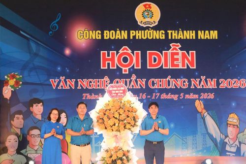 Công đoàn phường Thành Nam tổ chức Hội diễn văn nghệ quần chúng
