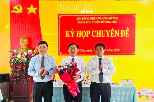 HĐND xã Mỹ Sơn tổ chức kỳ họp chuyên đề khóa XIII, nhiệm kỳ 2026 - 2031