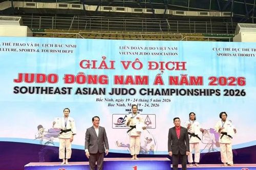 Việt Nam nhất toàn đoàn Giải vô địch Judo Đông Nam Á 2026