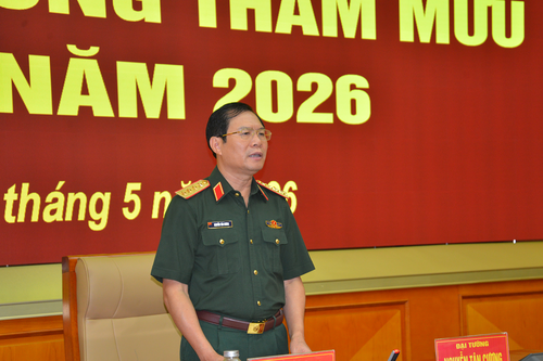 Hội nghị giao ban Bộ Tổng Tham mưu tháng 5-2026