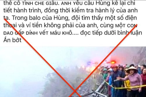 Không có việc 'xe khách lật trên đèo Phượng Hoàng khiến 18 người chết'