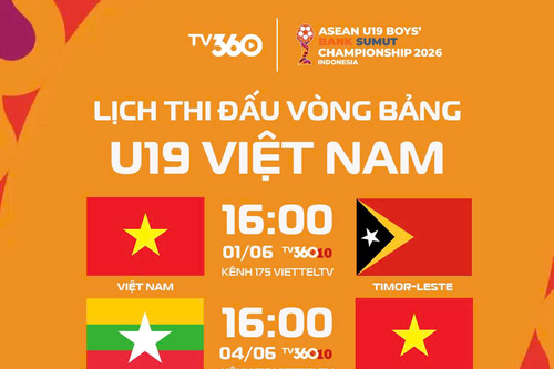 Xem trực tiếp U19 Việt Nam tại giải Đông Nam Á trên kênh nào?