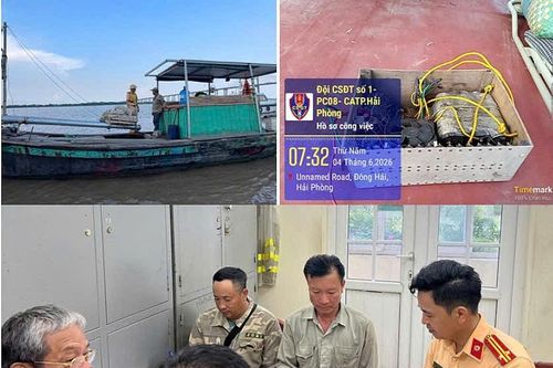 Hải Phòng: Ngăn chặn 2 trường hợp khai thác thủy sản bằng kích điện trên sông