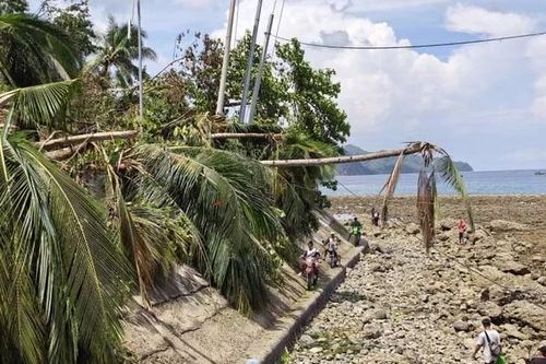 Đáy biển cao thêm 2m sau động đất cực mạnh ở Philippines