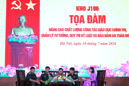 Kho J106 nâng cao chất lượng công tác giáo dục chính trị