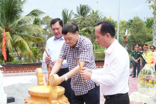 Cà Mau: Khánh thành công trình Tượng bia Tiểu đoàn U Minh 2 Anh hùng