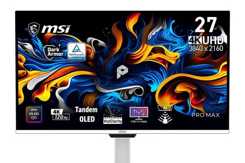 Công nghệ 4/8: MSI giới thiệu màn hình PRO MAX OLED độ phân giải 4K