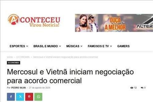 Truyền thông Nam Mỹ đưa tin đậm nét về đàm phán PTA Việt Nam – MERCOSUR