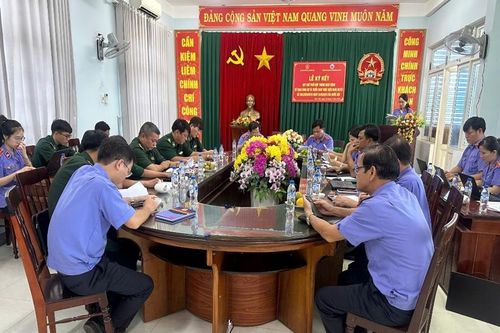 VKSND khu vực 6, Quảng Ngãi tăng cường phối hợp với Bộ đội Biên phòng