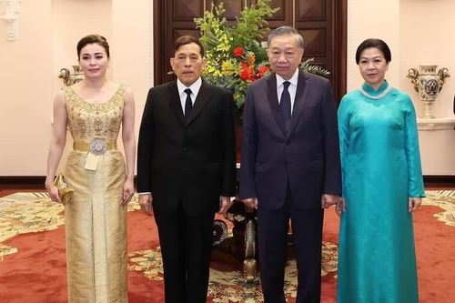 Tổng Bí thư, Chủ tịch nước và Phu nhân chủ trì tiệc chiêu đãi Nhà vua và Hoàng hậu Thái Lan