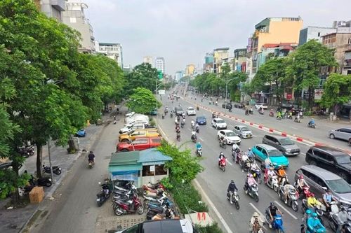 Xe được đi vào làn BRT tại nút Láng Hạ - Giảng Võ từ hôm nay