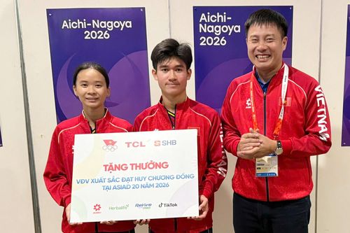 ASIAD 20: Teqball 'mở hàng' huy chương cho Đoàn thể thao Việt Nam