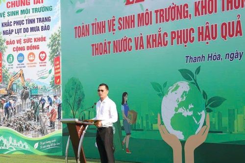 Thanh Hóa: Phát động phong trào bảo vệ môi trường, phòng chống dịch bệnh trong mùa mưa bão