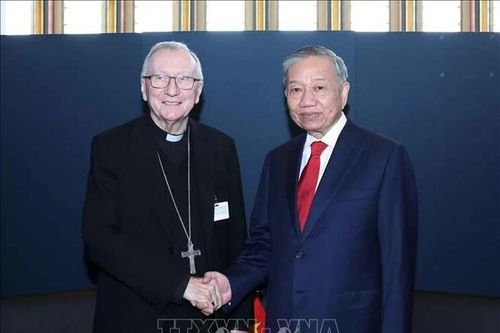 Tổng Bí thư, Chủ tịch nước Tô Lâm gặp Thủ tướng Vatican