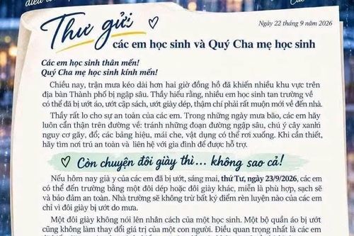 Những bức thư 'đốn tim', đặt an toàn học sinh lên trên hết