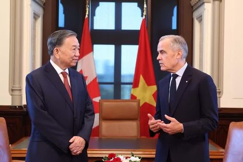 Thủ tướng Canada đón, hội đàm với Tổng Bí thư, Chủ tịch nước Tô Lâm