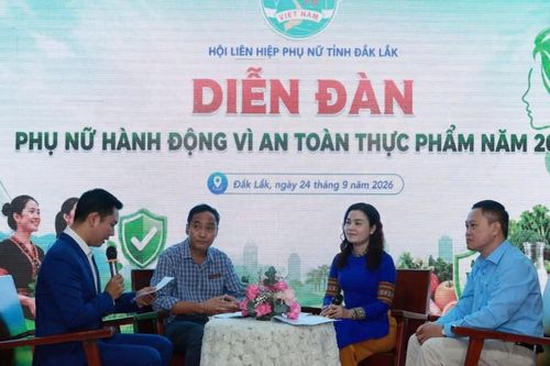 Đắk Lắk phát huy vai trò phụ nữ, cùng chung tay hành động vì an toàn thực phẩm năm 2026