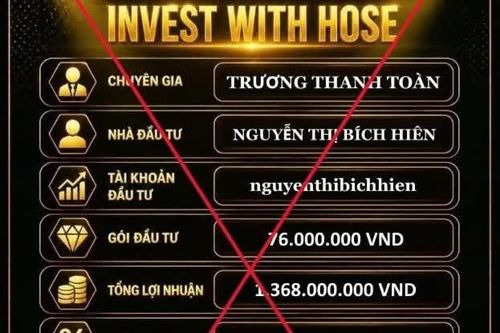 Giả mạo sở giao dịch chứng khoán dụ dỗ đầu tư lợi nhuận 1.600%