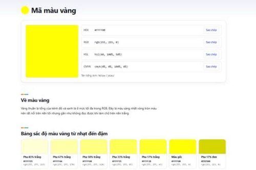 Khám phá các bảng màu và mã màu số cùng Bangmamau.com