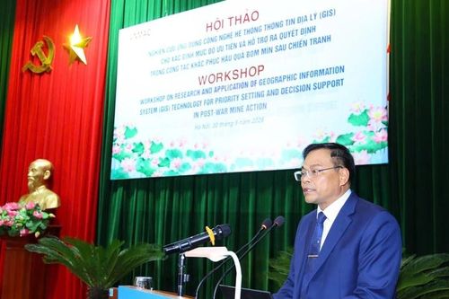 Ứng dụng công nghệ GIS trong khắc phục hậu quả bom mìn