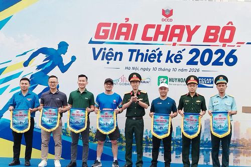 268 vận động viên tham gia Giải chạy bộ Viện Thiết kế năm 2026
