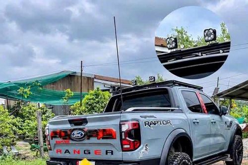 Xử lý tài xế xe bán tải lắp đèn trên nóc xe