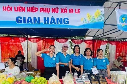 15 gian hàng tham gia Ngày hội trưng bày giới thiệu sản phẩm khởi nghiệp tại Phú Thiện
