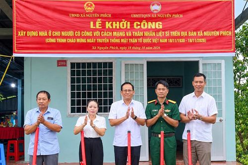 Nguyễn Phích khởi công 20 căn nhà nghĩa tình trong tháng 10