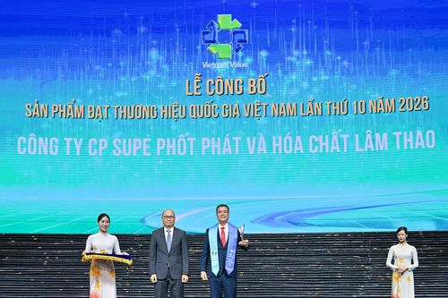 7 đơn vị thành viên Vinachem đạt Thương hiệu Quốc gia Việt Nam 2026