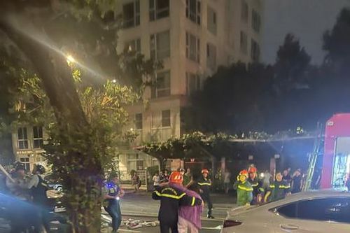 Nhanh chóng dập tắt đám cháy tại chung cư Happy Valley, khu đô thị Phú Mỹ Hưng, không để cháy lan