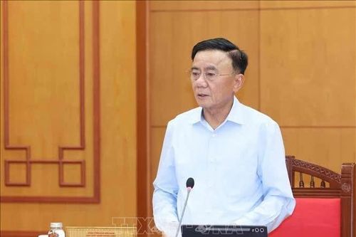Thường trực Ban Bí thư Trần Cẩm Tú: Học viện Chính trị quốc gia Hồ Chí Minh khẩn trương hoàn thiện tổ chức bộ máy