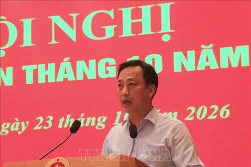 Hội nghị Báo cáo viên tháng 10/2026 của Đảng ủy Chính phủ
