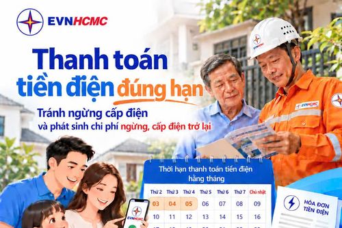EVNHCMC áp dụng đơn giá ngừng, cấp điện trở lại từ 19/10