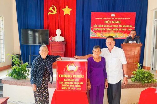 Phường Hòa Thắng tổ chức hội nghị bầu thành viên Ban Thanh tra nhân dân
