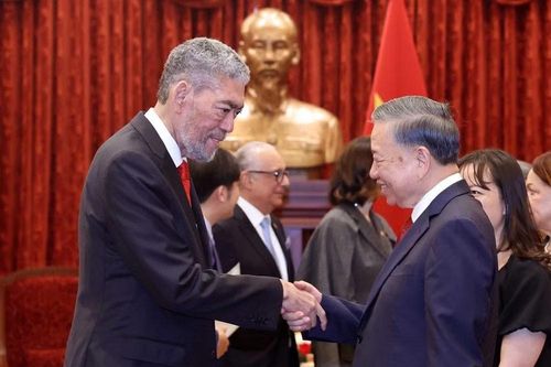 Tổng Bí thư, Chủ tịch nước Tô Lâm tiếp Tổng Bí thư Đảng Phong trào Cánh tả Thống nhất Dominica