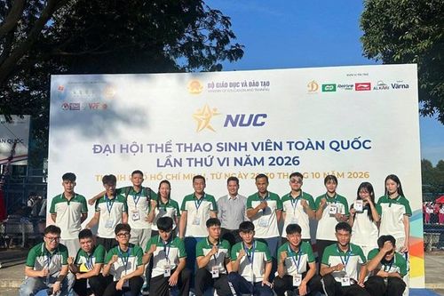 Trường Đại học Điện lực: Giành 5 huy chương tại Đại hội Thể thao sinh viên toàn quốc 2026